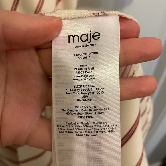 Maje Long Dress NEW - Picture 5 of 5